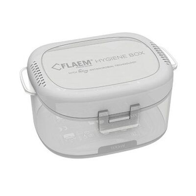 inhalatoren en accessoires van de vernevelaar schoonmaken met de hygiene box_